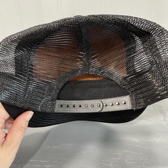 Vintage NRA Scrambled‎ Eggs Patch Mesh Snapback Trucker Hat Cap USA - Picture 4 of 6